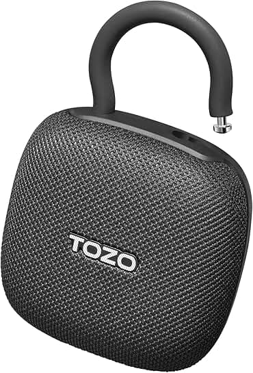 Portable Bluetooth Shower Speaker with Carabiner and 32H Playtime