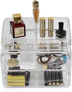 Acrylic 2-Drawer Organizer for Office and Makeup