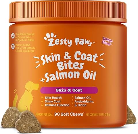 Salmon Oil Chews for Dogs Skin and Coat