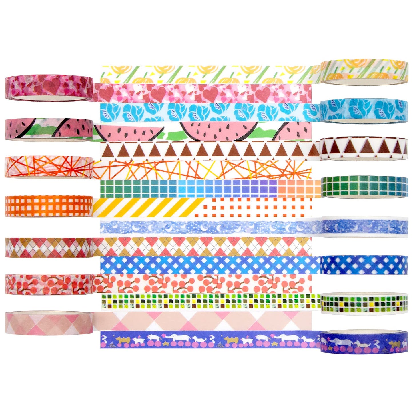 48 Rolls Decorative Washi Tape Set for Crafts