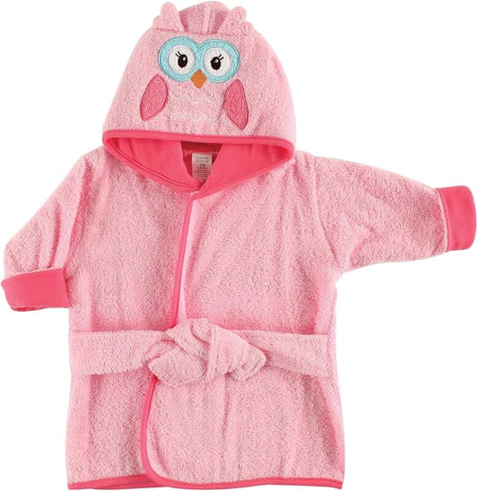Unisex Baby Cotton Animal Face Bathrobe