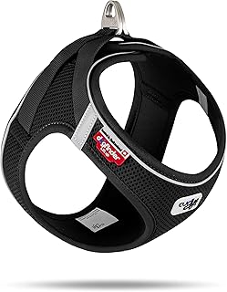 Black Air-Mesh Magnetic Vest Harness 2XS