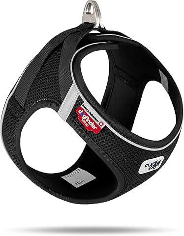 Black Air-Mesh Magnetic Vest Harness 2XS