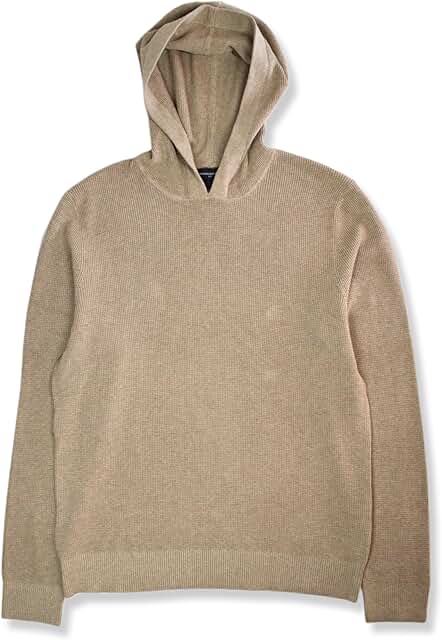Men's Cotton Blend Textured Hoodie Sweater