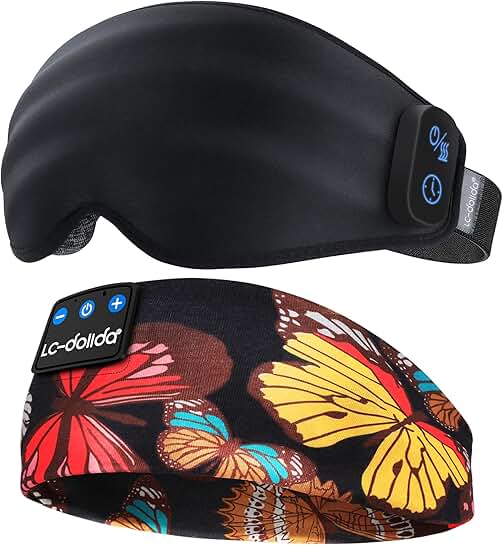 Bluetooth headbands and 3-in-1 heated eye mask
