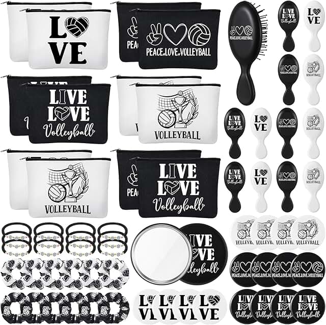 60 Pcs Volleyball Team Gift Set for Teen Girls