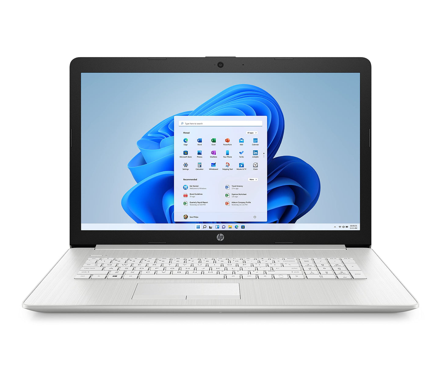 17 Laptop PC, 11 Generation Intel Core, 4 GB RAM, 256 GB SSD, UHD Graphics, 17.3" HD+ Display, Windows 11 Home, Wi-Fi & Bluetooth Combo, 7 Ports, Long Battery Life, HD Webcam (17-by4025nr, 2022)