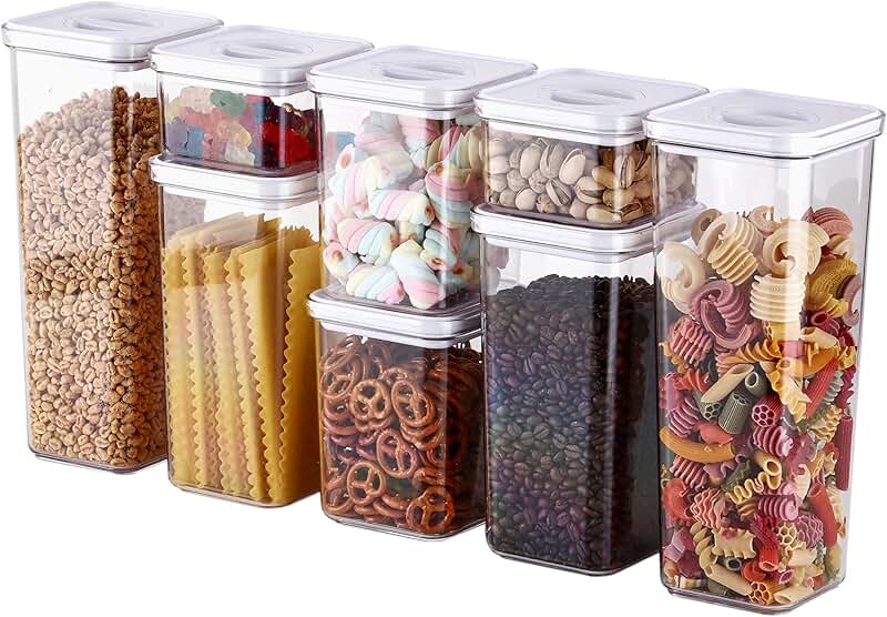 8-Piece Airtight Kitchen Storage Container Set