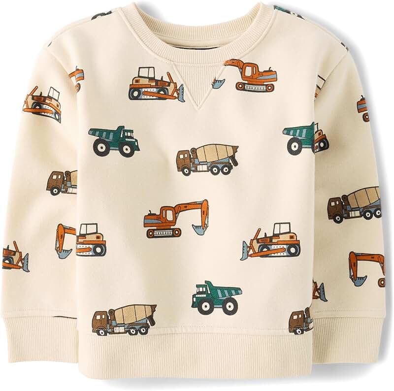 Baby Boys and Toddler Long Sleeve Fleece Sweatshirt