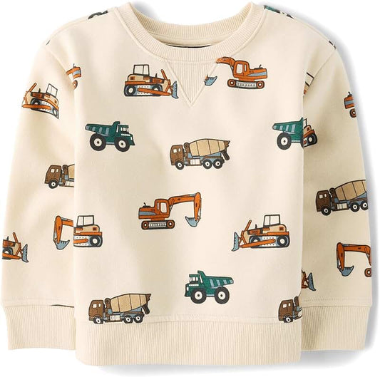 Baby Boys and Toddler Long Sleeve Fleece Sweatshirt