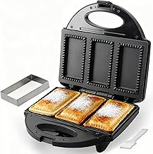 Mini Pocket Pie Maker with Crust Cutter and Non-Stick Surface