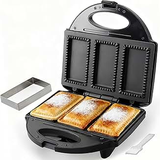 Mini Pocket Pie Maker with Crust Cutter and Non-Stick Surface