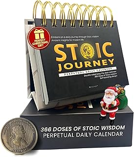 Daily Stoic Calendar with Inspirational Quotes for Men
