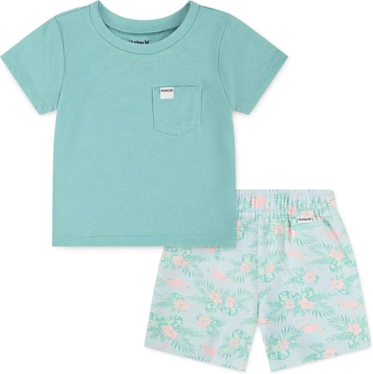 Baby Boys' Soft Cloud T-shirt and Shorts Set