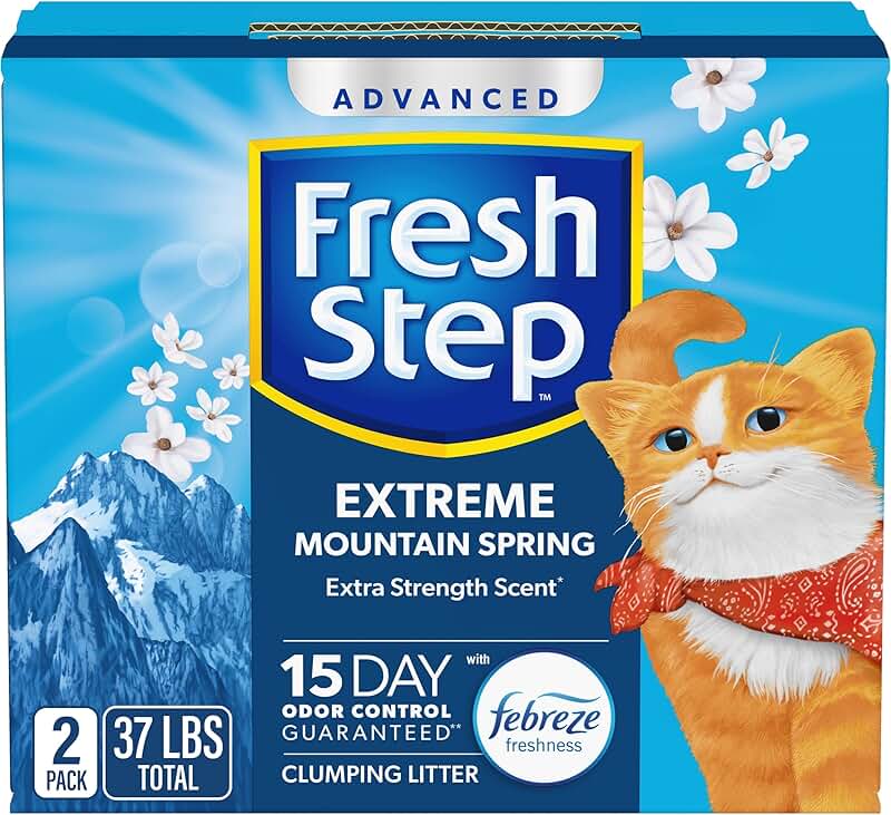 Extreme Clumping Cat Litter with Fresh Scent, 37 lbs