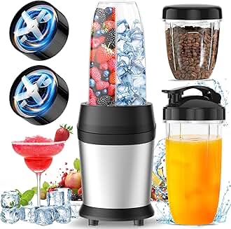 12-Piece Personal Blender Set with Cups and Blades