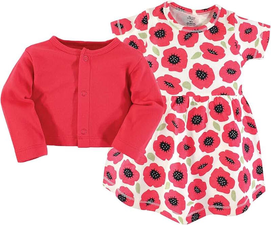 Two-piece dress and blouse set