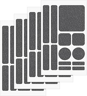 Set of four gray non-slip grip stickers