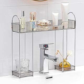 Narrow Over-Faucet Bathroom Counter Organizer