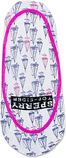 Six Pair Pack of Women's Ivory Sailboat Liner Socks