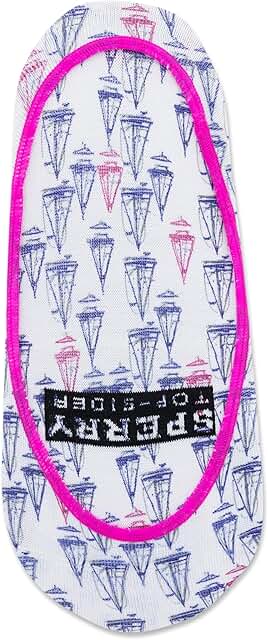 Six Pair Pack of Women's Ivory Sailboat Liner Socks