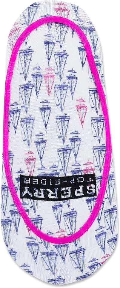 Six Pair Pack of Women's Ivory Sailboat Liner Socks