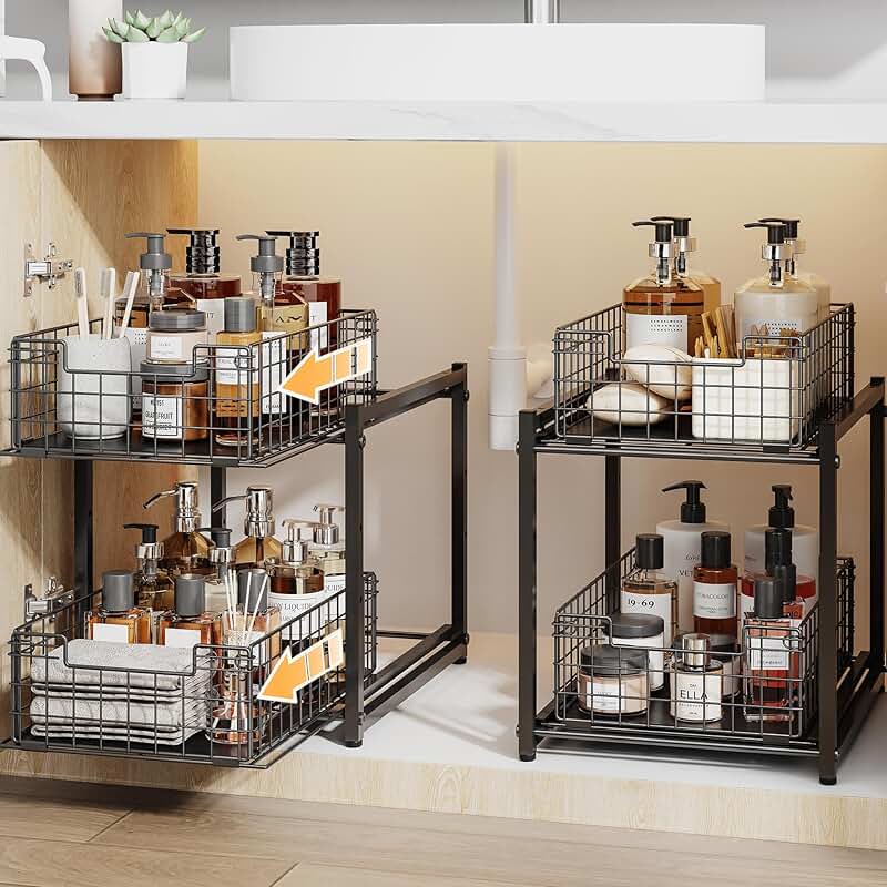2-Tier Under Sink Pull-Out Organizer