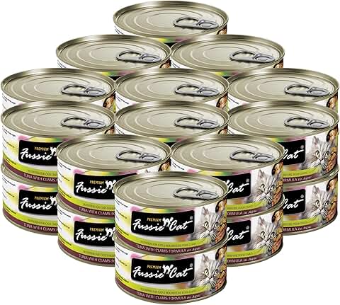 Premium Tuna and Clams Cat Food, 2.82oz, 24 Pack