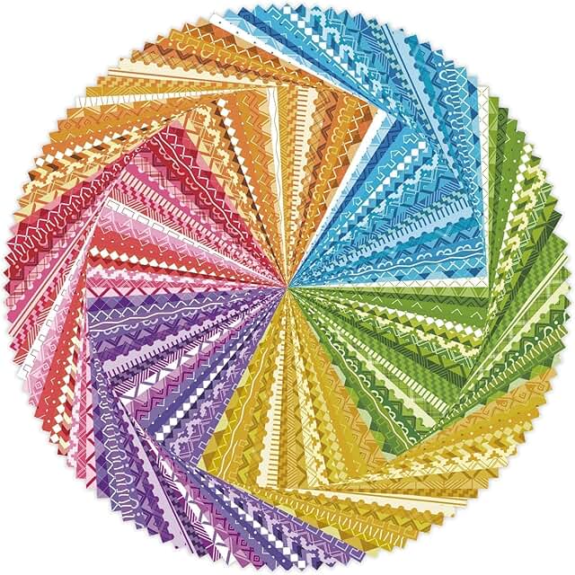 Rainbow Scrapbook Paper, 120 Sheets, 12x12 Inches