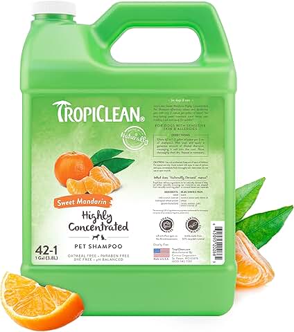 High Concentrate Dog Shampoo for Groomers, 1 Gallon