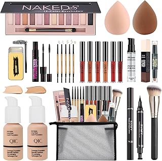 Complete Makeup Kit for Women with Brushes and Accessories