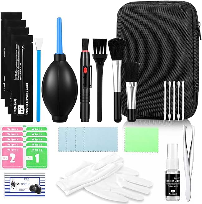 Camera and Sensor Cleaning Kit with Lens Pen