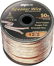 50 ft. 12 Gauge Speaker Wire, Oxygen Free Copper