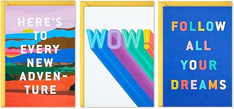 Graduation Card Assortment with Envelopes (3 Pack)