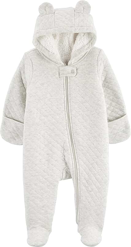 Kid's Ivory Bear Pram Outerwear