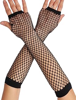 Fingerless Fishnet Gloves for Women
