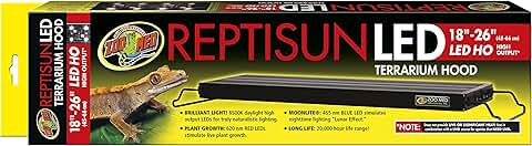 Reptile LED Terrarium Hood