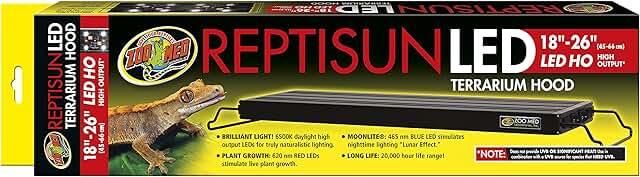 Reptile LED Terrarium Hood