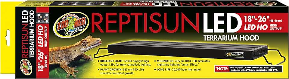 Reptile LED Terrarium Hood
