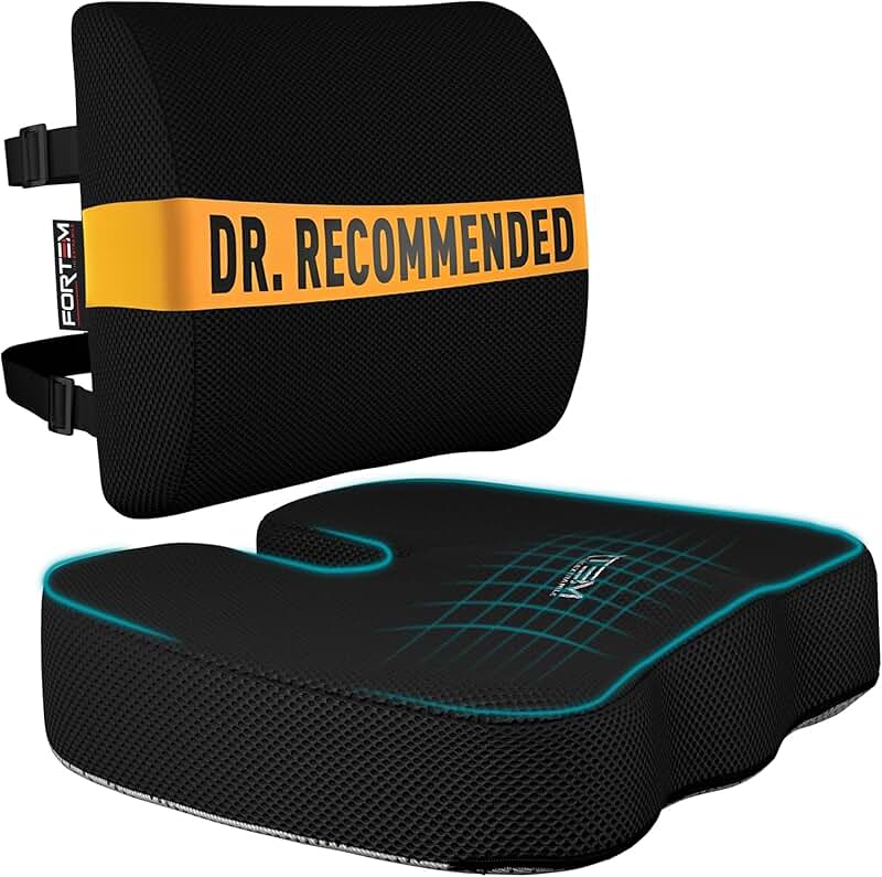 Comfortable Memory Foam Seat Cushion for Office and Car