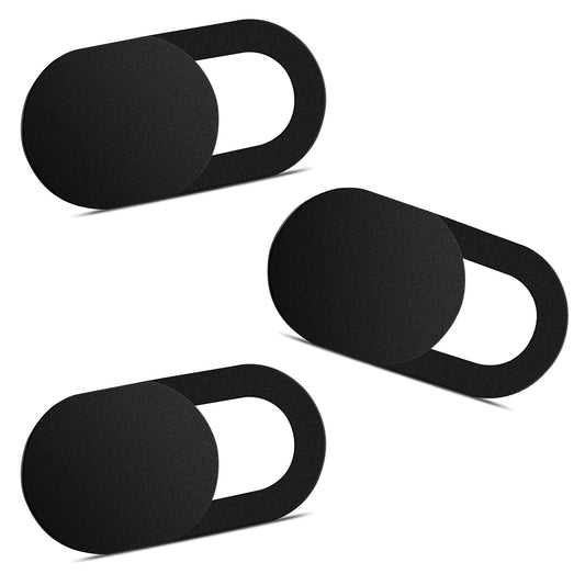 Three ultra-thin laptop camera covers for privacy