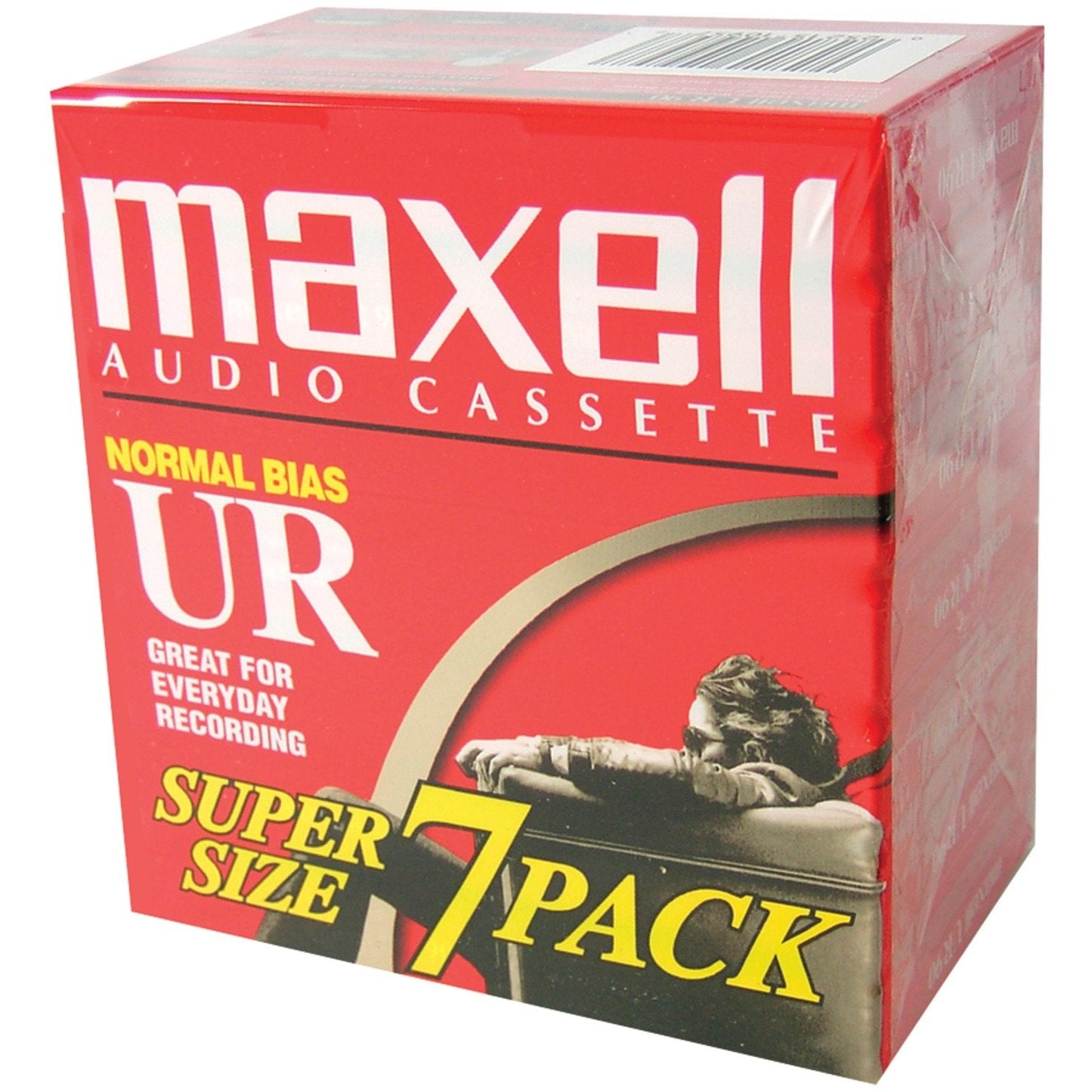 108575 Optimally Designed for Voice Recording Brick Packs with Low Noise Surface - 90 Minute Audio Cassettes, 7 Tapes Per Pack