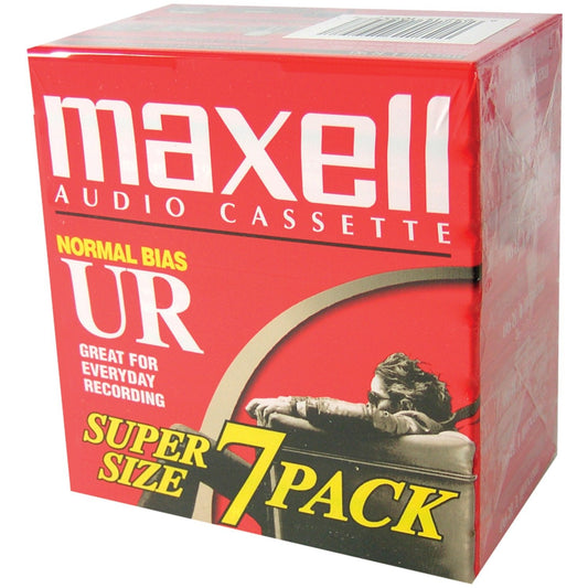 108575 Optimally Designed for Voice Recording Brick Packs with Low Noise Surface - 90 Minute Audio Cassettes, 7 Tapes Per Pack