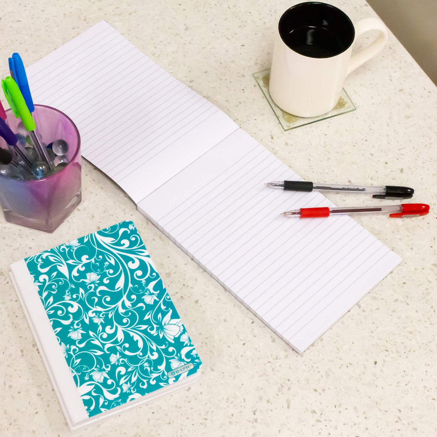 6x9 Inch Lined Memo Notebook, 100 Sheets