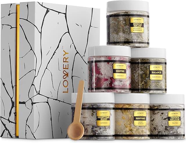 Luxury Epsom Bath Salts Gift Set for Women