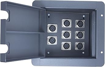 Black Recessed Stage Floor Pocket Box
