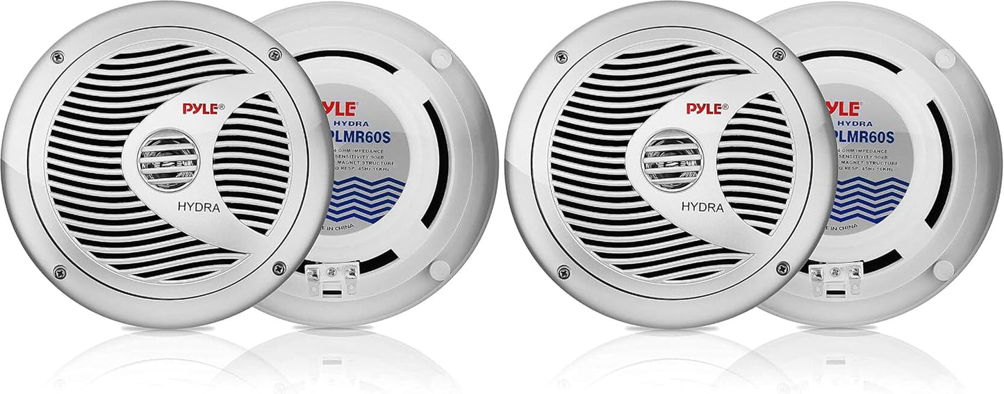 Pair of 6.5-inch waterproof marine speakers