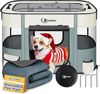 Portable Dog and Cat Playpen for Indoor and Outdoor Use