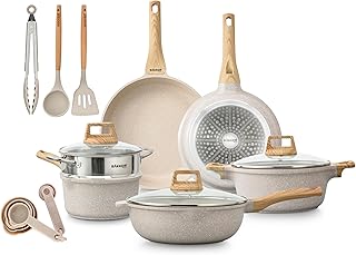 14-Piece Granite Non-Stick Kitchen Cookware Set