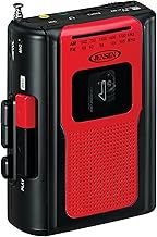 Retro Portable AM/FM Radio and Cassette Player